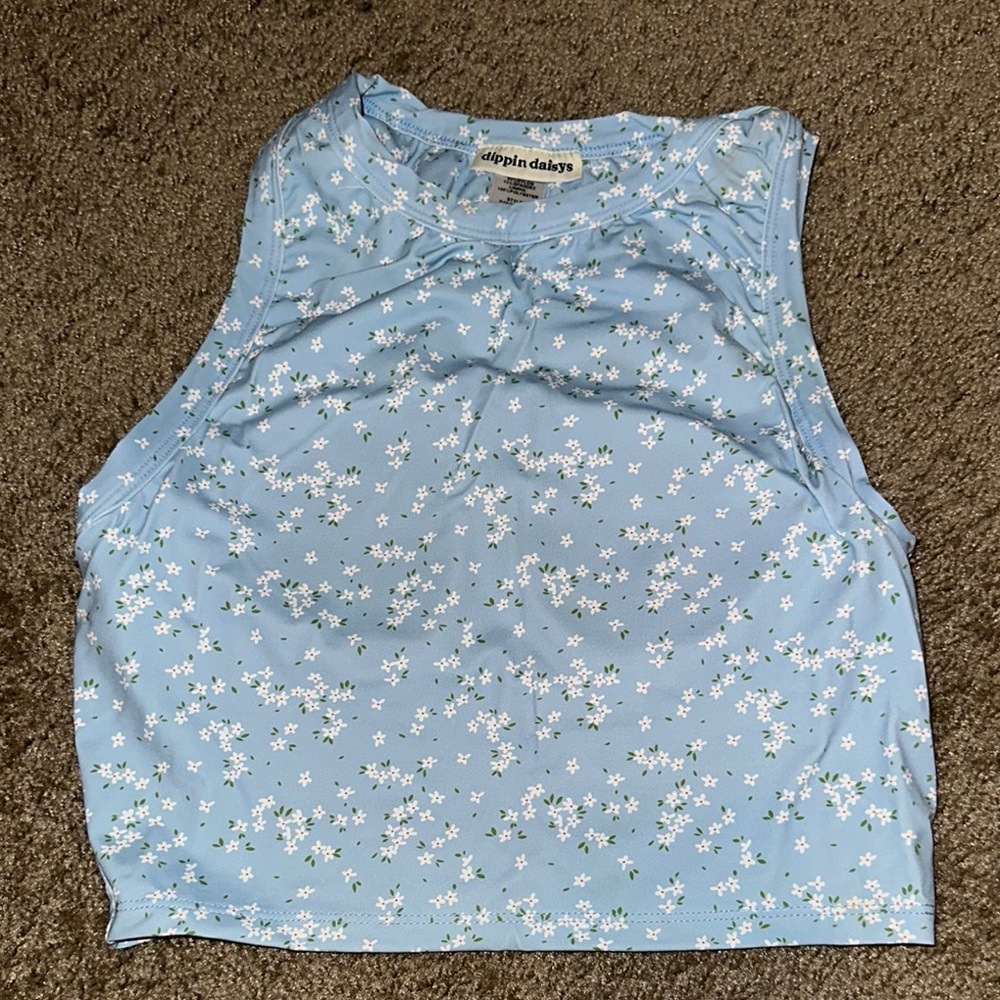 Dippin' Daisy's Blue Floral Women's Active Top 🧡